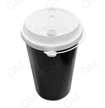 Крышка для стакана 80 мм "Покров. Полимер" с клапаном (белая) (1000шт/кор)