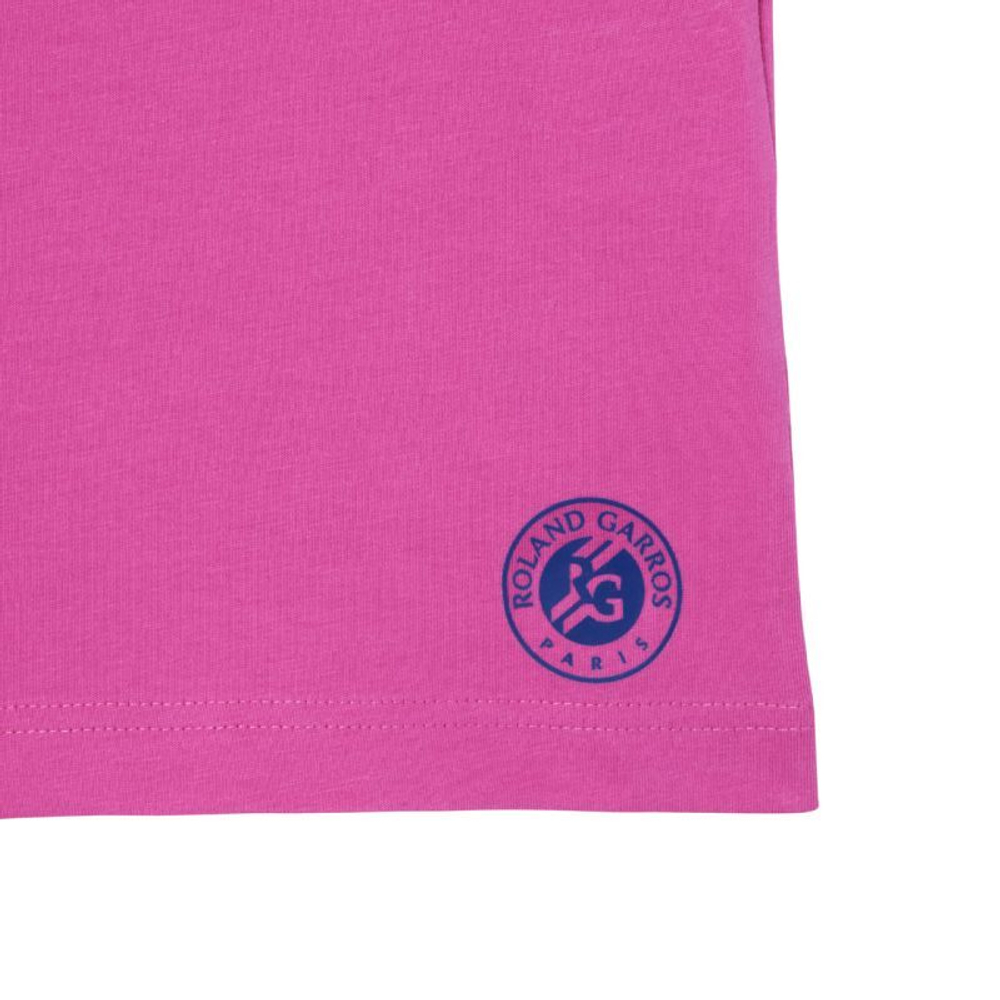 Мужская теннисная футболка Lacoste Roland-Garros Edition Sport - Розовый