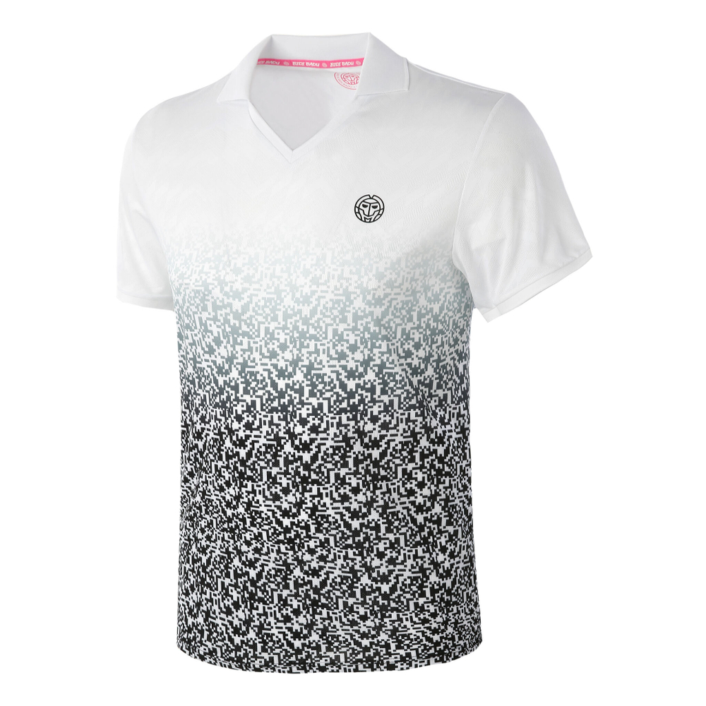 Мужское теннисное поло BIDI BADU Tano Tech Polo Special Edition Men - White, Black