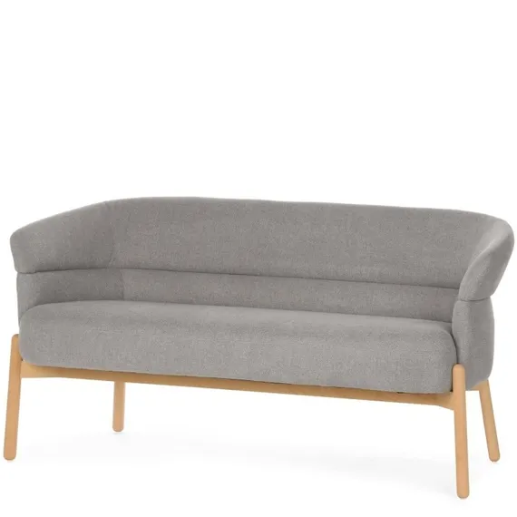 Диван Wally Wood 150 см, серый