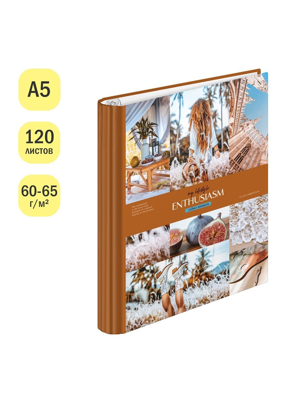 Тетрадь на кольцах А5, 120л., Стиль глянцевая ламинация ( ТК120_45953)