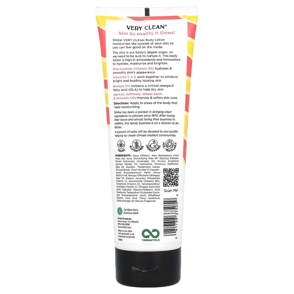 Shikai, Very Clean, лосьон для тела, свежесть цитруса, 238 мл (8 жидк. унций)