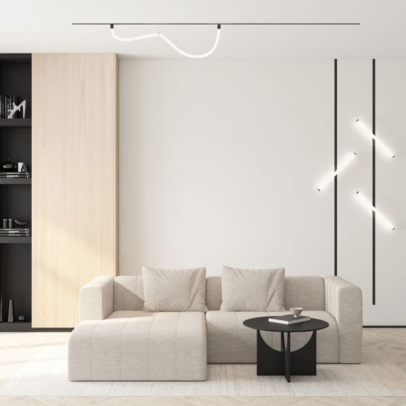 Трековый светодиодный светильник Denkirs Smart Ray DK8060-BK