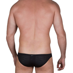 Мужские трусы слипы черные Sesmik Active light