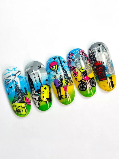 Пластина для стемпинга Enigma Stamping №024