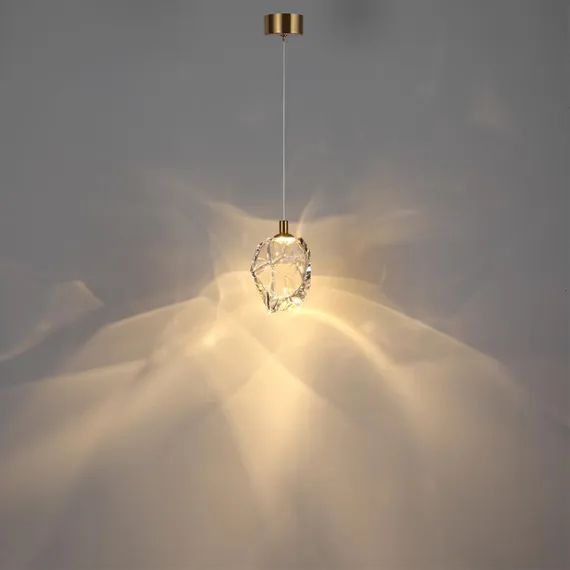 7114/4LB L-VISION ODL25 Подвесной светильник прозрачное  стекло/металл IP20 LED 4W 300Лм 3000K 200° 220V GEMME