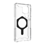 Защитный прозрачный чехол MagSafe с подставкой UAG Plasma XTE для Samsung Galaxy S25 Ultra Полупрозрачный композитный гибридный чехол со встроенной подставкой и высоким уровнем защиты при падении