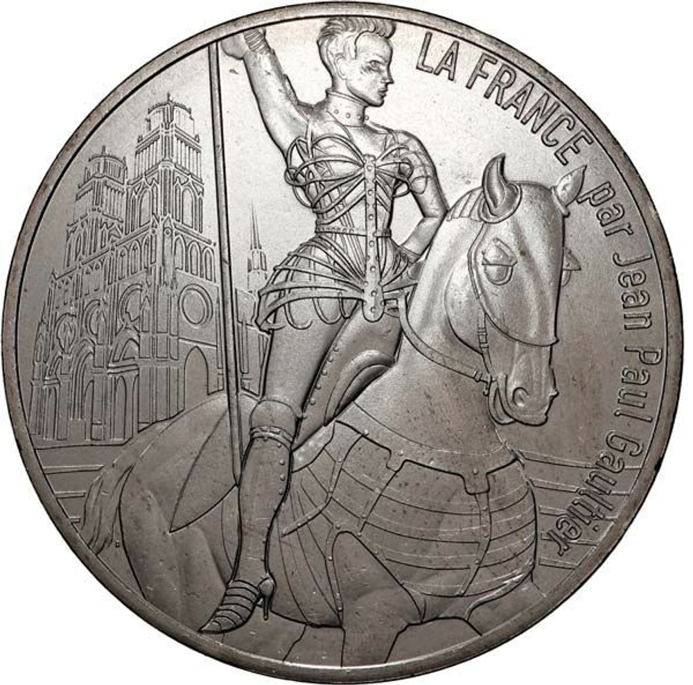 France 10 Euro 2017 – Orléans "La Victorieuse". Silver Coin from the "France by Jean-Paul Gaultier" Series