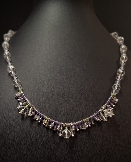 Колье "Хрустальные искры"