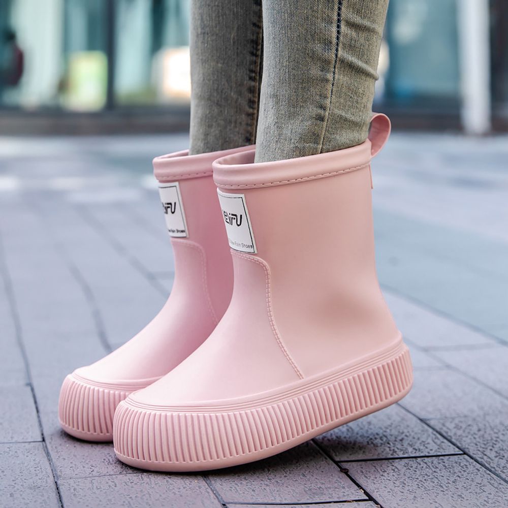 Резиновые сапоги &quot;Waterproof&quot;, розовые
