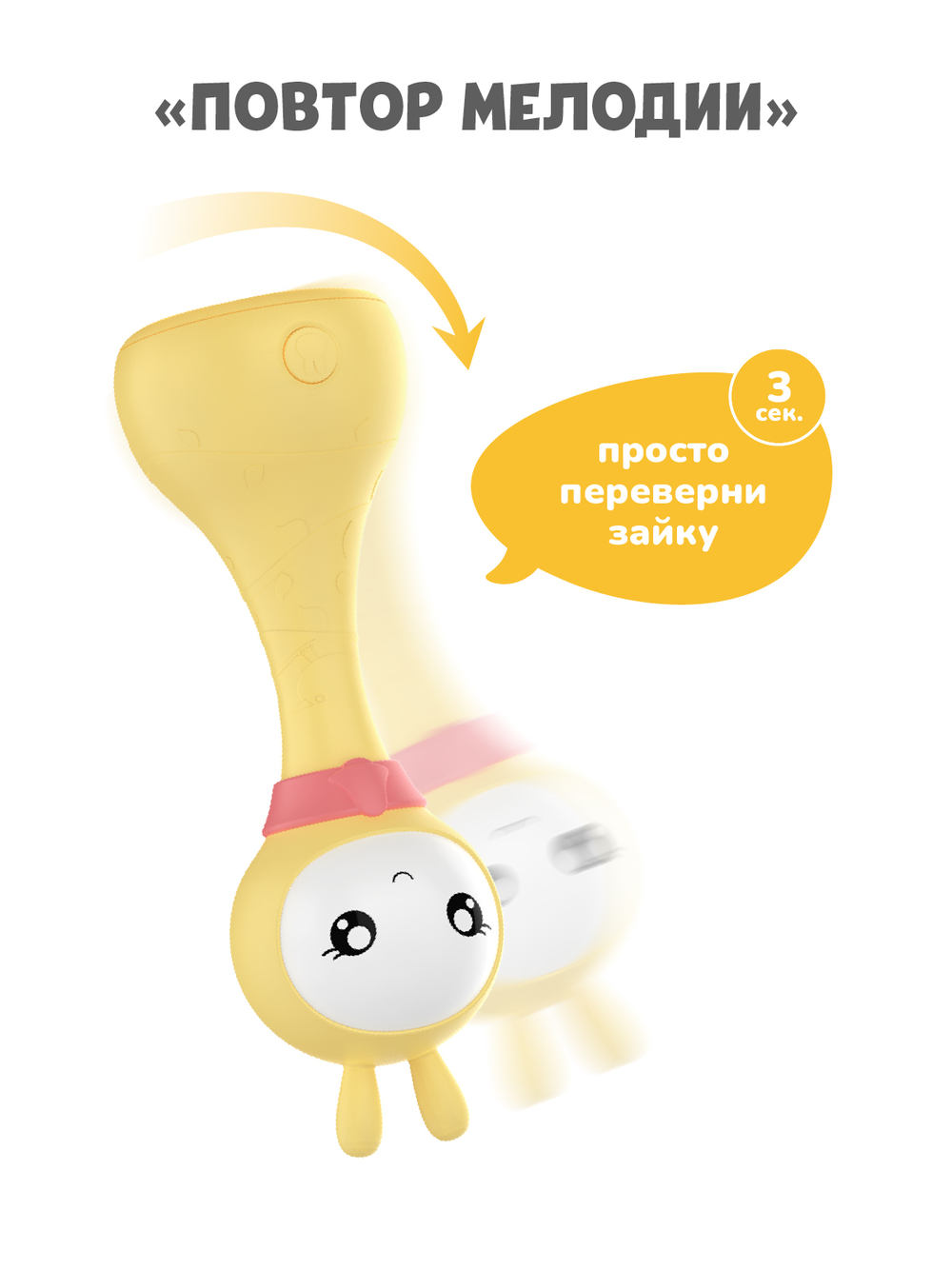 Интерактивная обучающая музыкальная игрушка Умный зайка alilo R1+ Yoyo