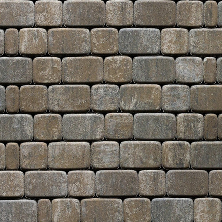 Тротуарная плитка КЛАССИКО - Листопад гладкий Песчаник, комплект из 2 видов плит