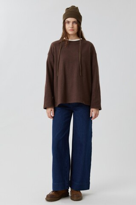 Джинсы прямые синего цвета