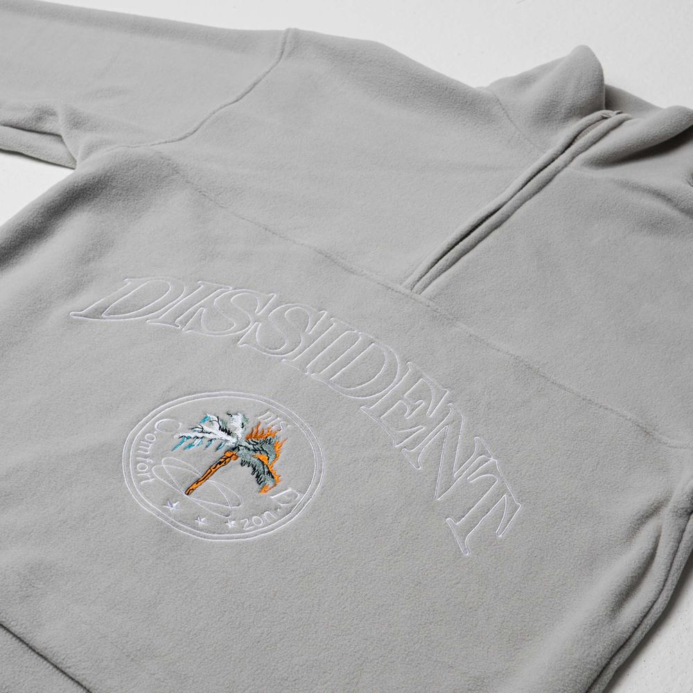 Толстовка Dissident Флисовая "DZ" Серая