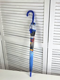 Зонт детский Гоночные машинки 48,5 см синий (202002036-2)