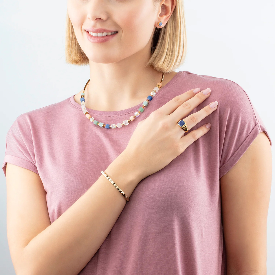 Кольцо Coeur de Lion Blue-Gold 1200/40-0716 52