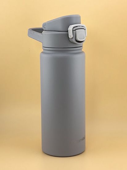 Термос-Бутылка спортивная 600 мл. Kamille KM 2177 из нержавеющей стали с замком и петлёй