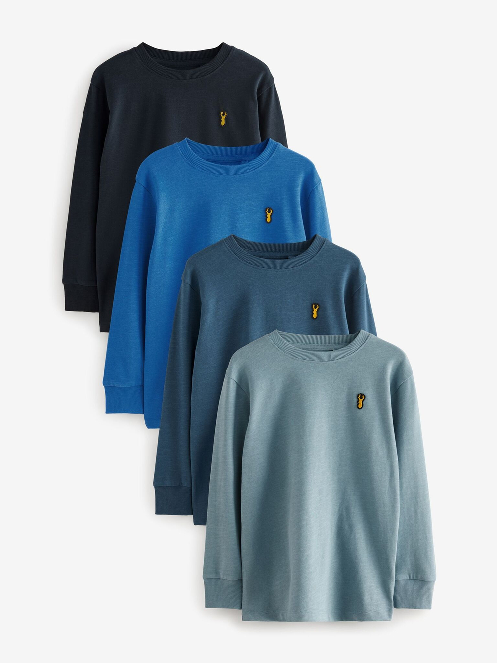 Лонгслив для мальчика Next 683-048, 4 шт., Синий