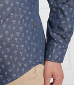 рубашка race BOSS ORANGE - темно-синий(50472224)