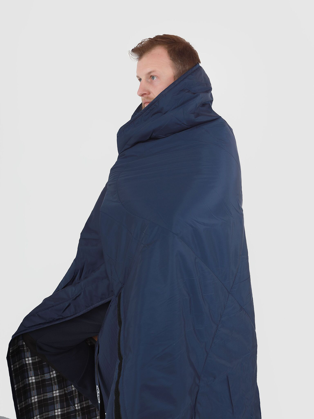 Плед Prival Пикник, 170х145 см, синий