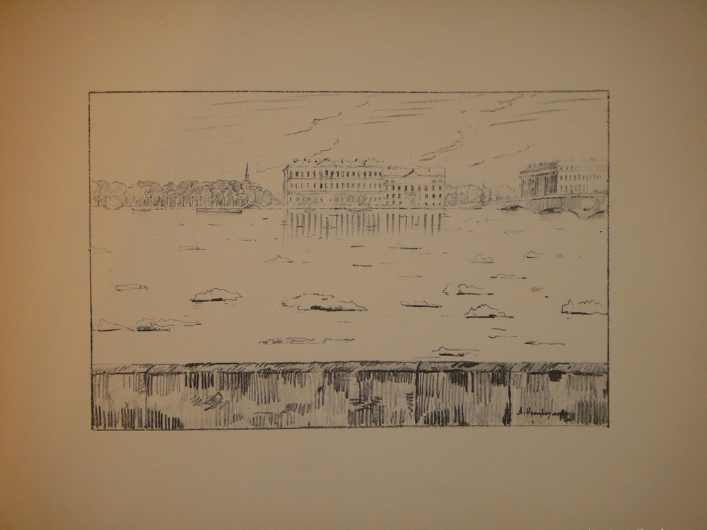 "Петербург". Автолитографии А.П.Остроумовой. 0г.