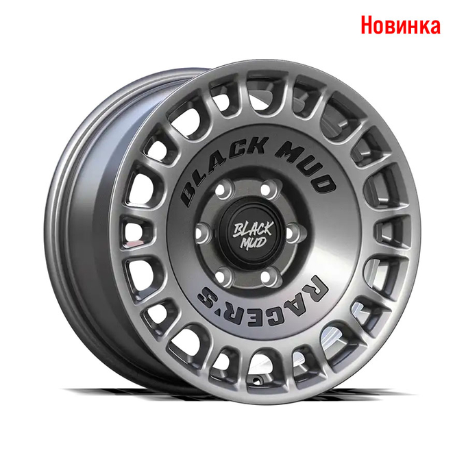 Диск колёсный литой BLACK MUD M680 R17 8.0 ET0 Matte Gunmetal