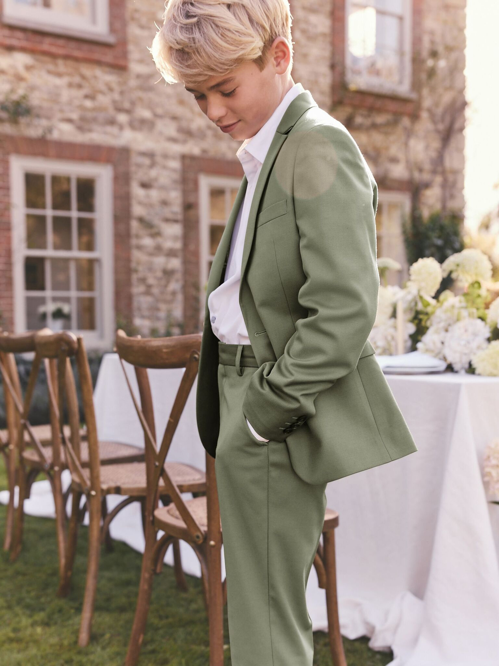 Пиджак для мальчика Next E70-137, Зеленый