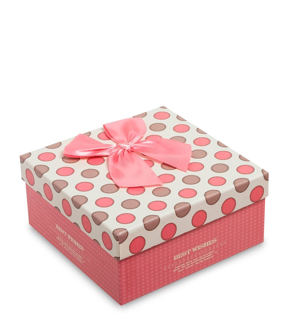 WG-24/2-A Коробка подарочная «Квадрат» цв.розовый