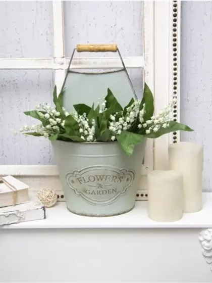 Кашпо настенное-настольное с ручкой 33*19,5 см