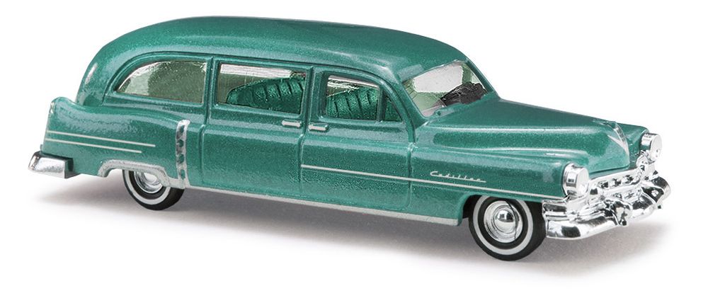 Автомобиль Cadillac&#39;52 Station Wagon, зеленый (H0)