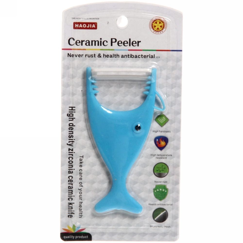 Овощечистка поперечная с керамическим лезвием «Кит»