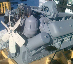 Двигатель 238М2-5 кап ремонт вал 0-0 вид слева
