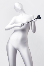 Черный стек 35см со шлепком в форме сердца ToyFa Anonymo 310008