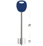 Заготовка сувальдного ключа 13299 (KLA2DP)