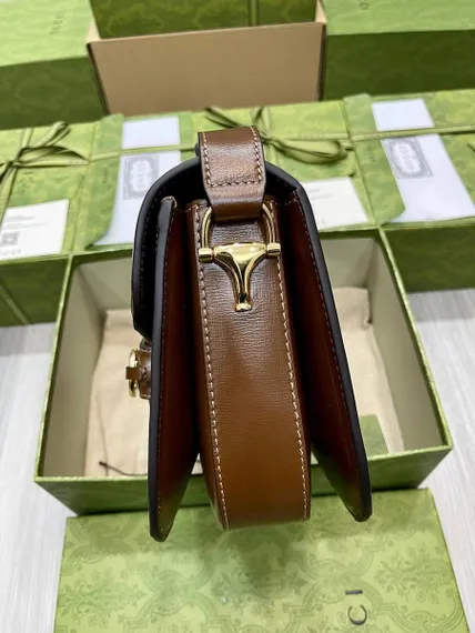 Сумка Gucci 1955 Horsebit коричневый