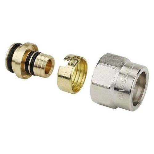Соединение резьбозажимное VARMEGA 1/2" для труб 16х2.2 VM09402