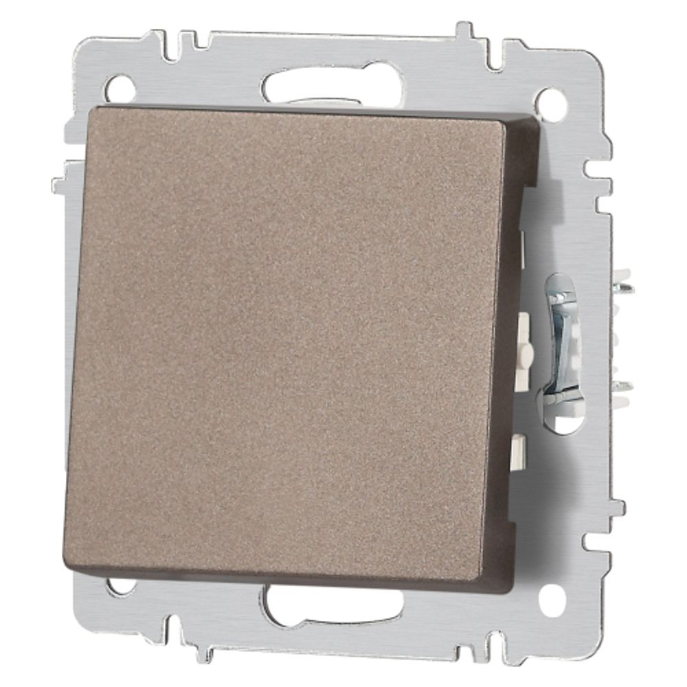 Переключатель Intro Accent 6-103-08 , 10А-250В, IP20, СУ, AL/CU, бронза | Intro