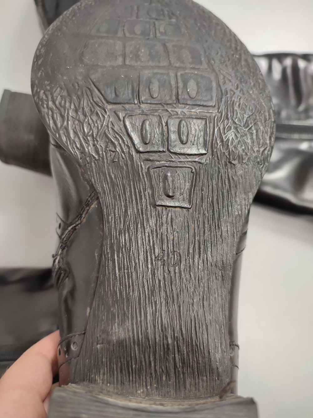 Сапоги зимние кожаные 40 размер