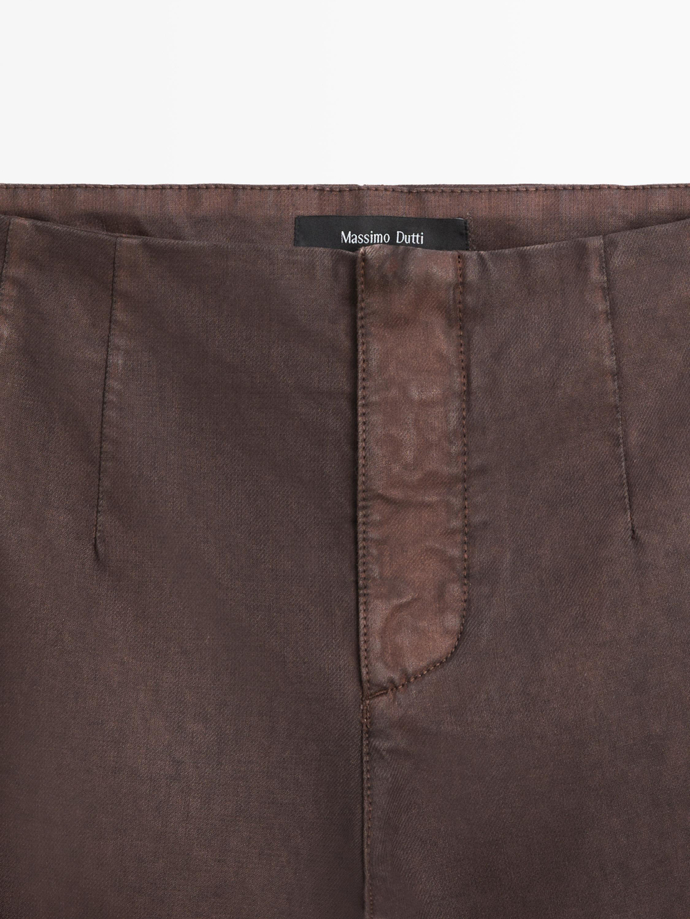 Massimo Dutti Расклешенные брюки, фиолетовый