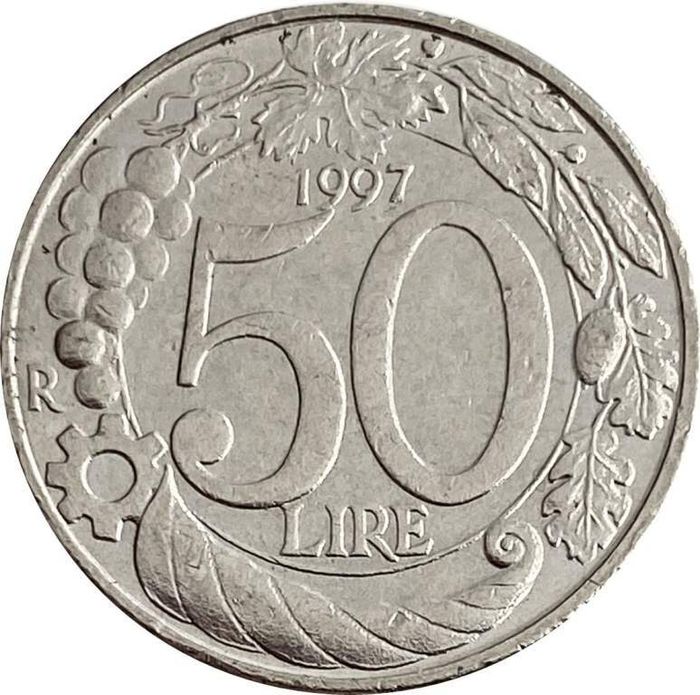 50 лир 1997 Италия