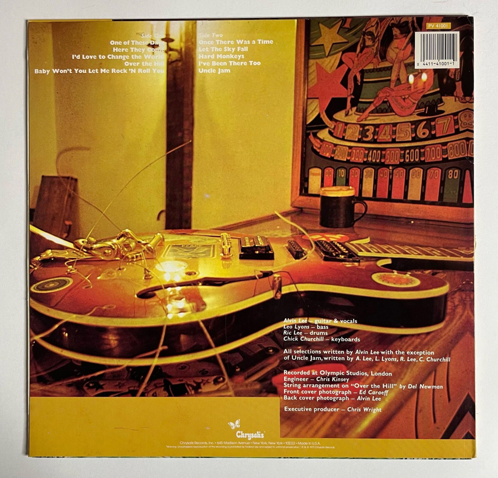 Винтажная виниловая пластинка LP Ten Years After A Space In Time (USA 1983)
