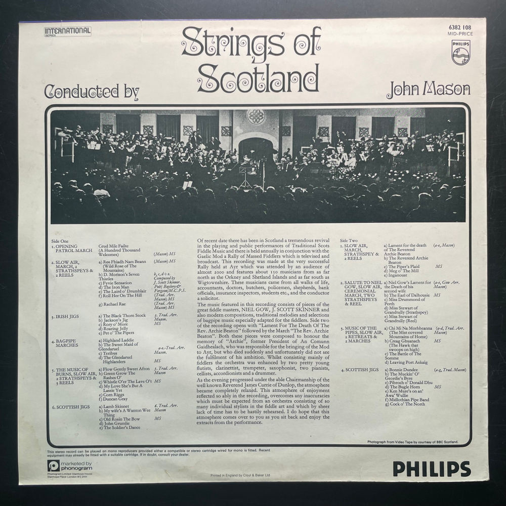 The Strings Of Scotland ‎– Strings Of Scotland (Англия 1975г.)