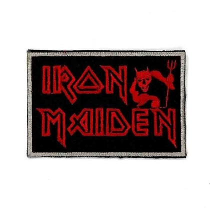 Нашивки вышитые Iron Maiden черт
