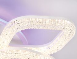 Ambrella Потолочный светодиодный светильник с RGB подсветкой и пультом Original FA3929