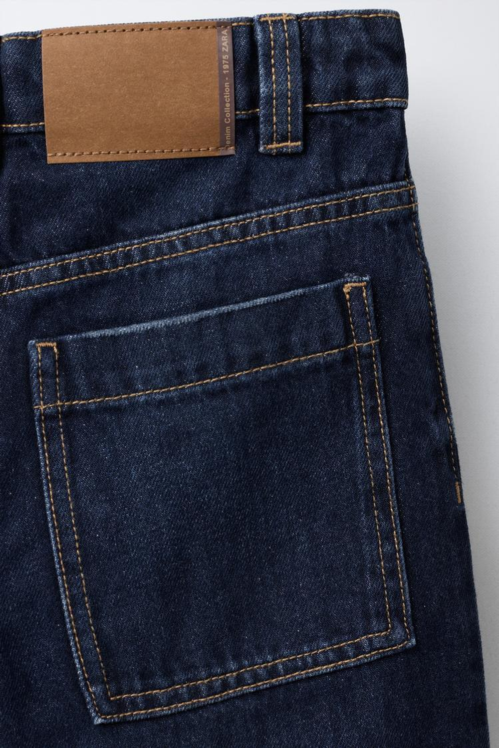 ZARA ДЖИНСЫ СВОБОДНОГО КРОЯ, СИНИЙ