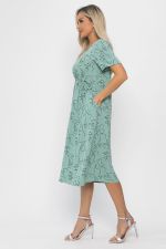 Платье Цветы лета (мятное) П13785-18М LT Collection (Акция)