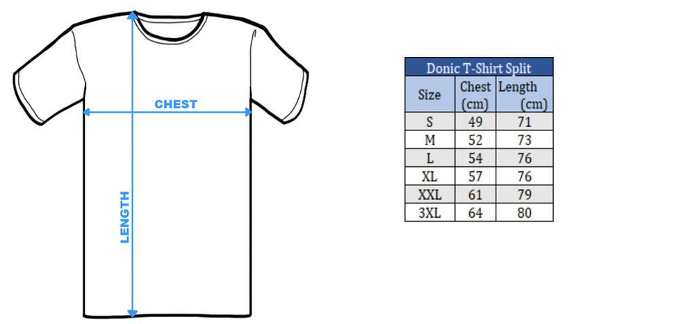 Donic T-Shirt Split red/black