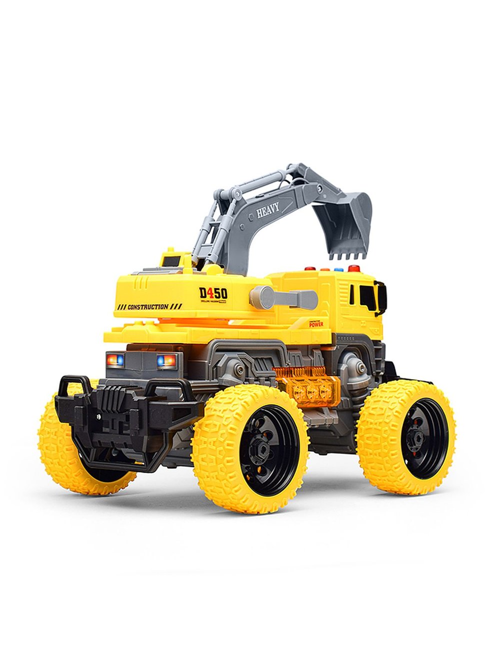 Игрушка Машинка Экскаватор с ковшом на батарейках (JS103S)