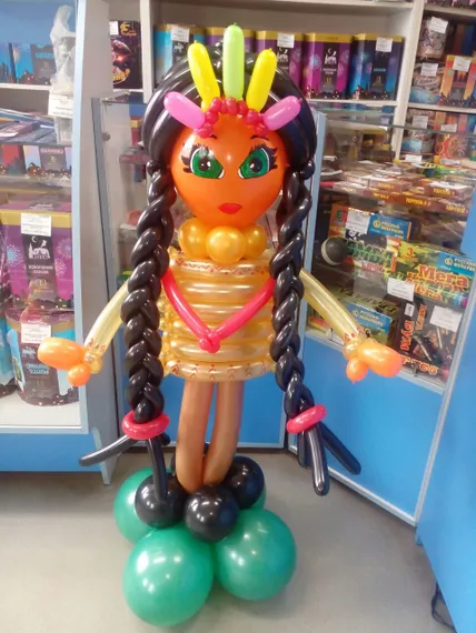 Индейская девочка