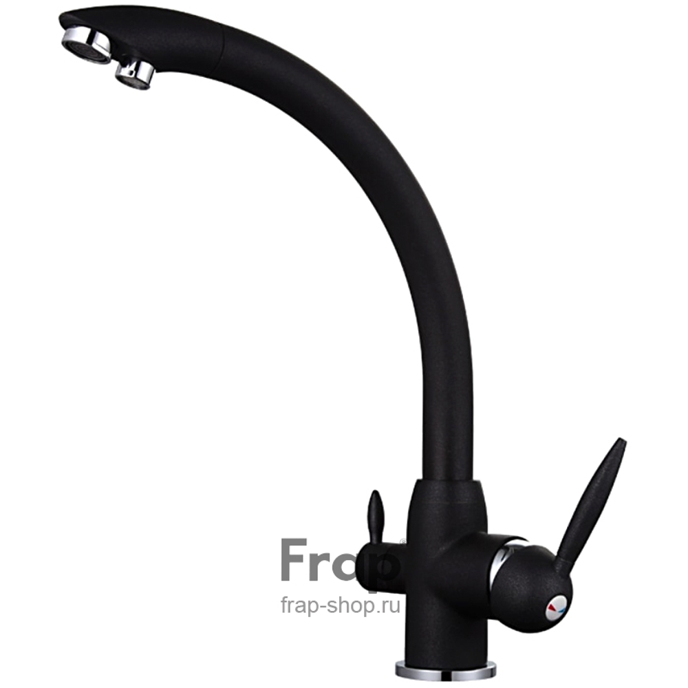 Смеситель FRAP F4399-7 кухня для фильтра (черный)